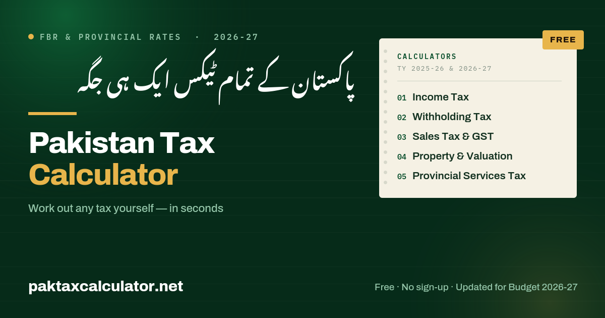 FBR revises sales tax valuation rules for five categories of manufacturers and importers